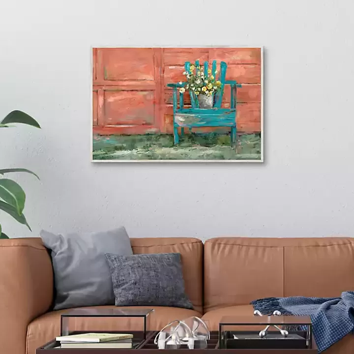 Discount Color Me Country Framed Canvas Art Print Canvas Art