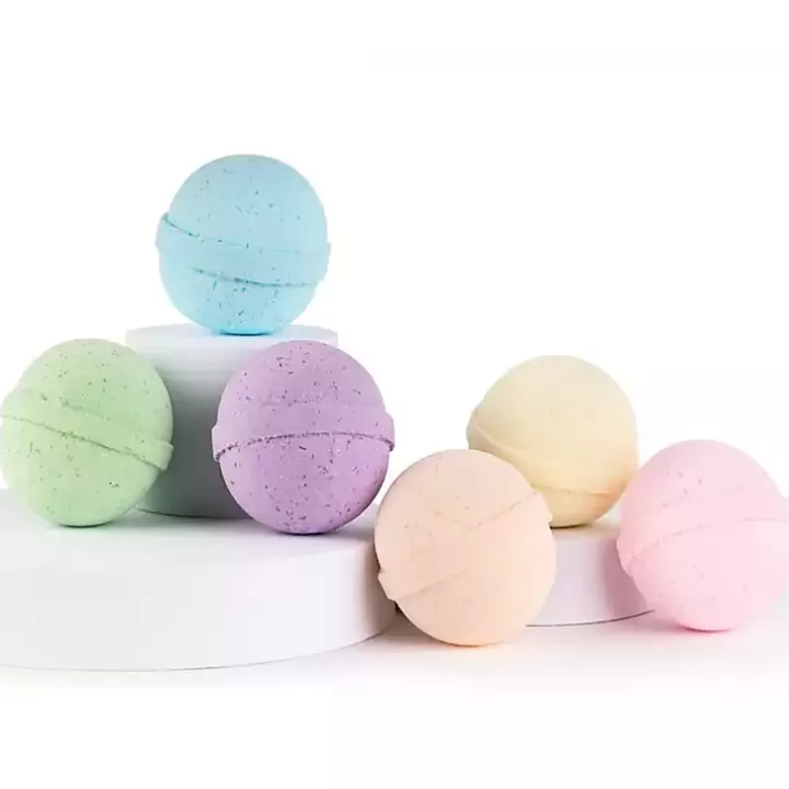 Online Colorful Assorted Bath Bombs, Set of 6 Bathroom Accessories