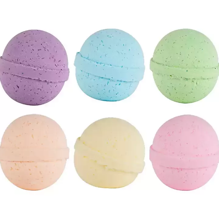 Online Colorful Assorted Bath Bombs, Set of 6 Bathroom Accessories