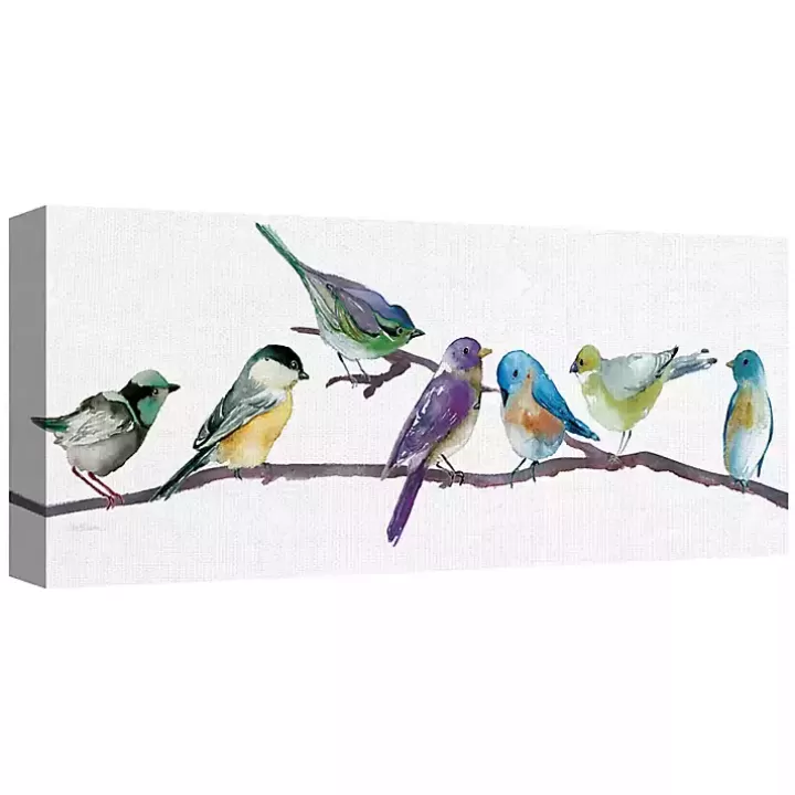 Hot Colorful Bird Spot Canvas Art Print Canvas Art
