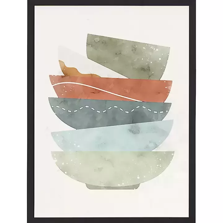Outlet Colorful Bowls Framed Art Print Framed Art