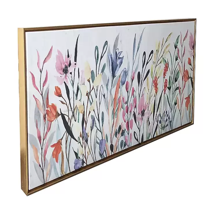 Flash Sale Colorful Wildflowers Framed Art Print Framed Art