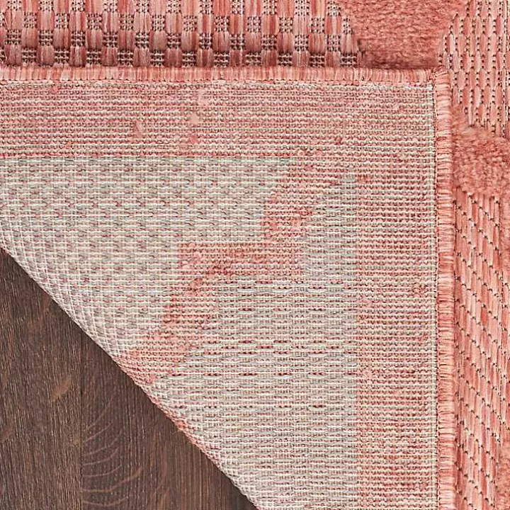 Online Coral Trellis Indoor/Outdoor Area Rug, 6x9 Outdoor Rugs