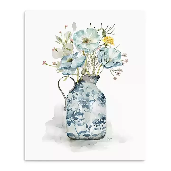 Clearance Cottage Garden Blues I Canvas Art Print Canvas Art