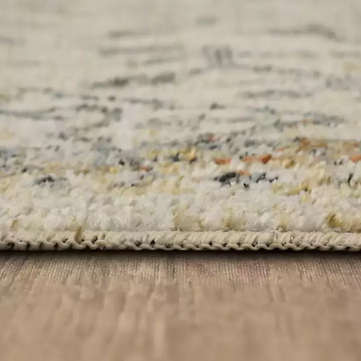 Outlet Cream Granary Floral Area Rug, 6x9 Area Rugs