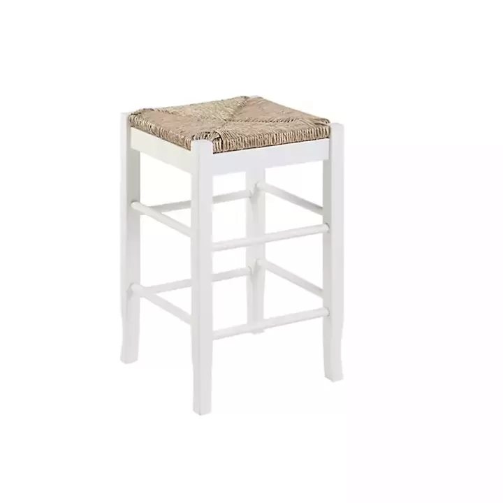 Cheap Cream Handwoven Counter Stool Bar Stools & Counter Height Stools