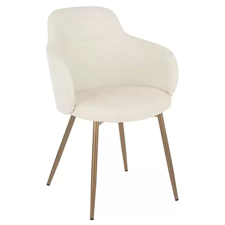 Sale Cream Modern Accent Chairs, Set of 2 Accent Chairs