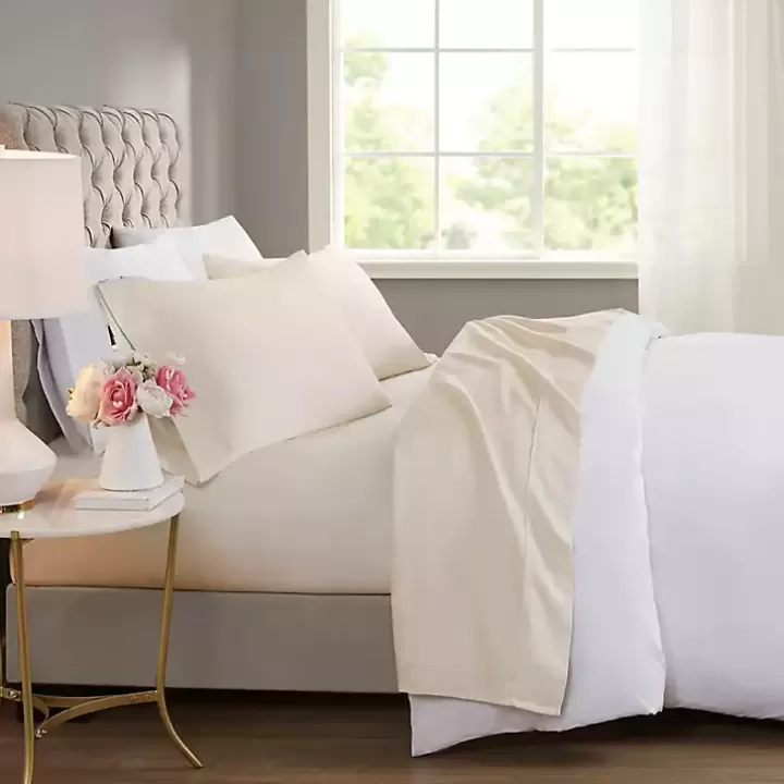 Cheap Cream Rich Cooling Cotton Queen Sheet Set Bed Sheets