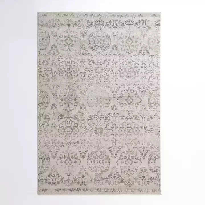 Flash Sale Cream Winn Medallion Area Rug, 5x8 Area Rugs