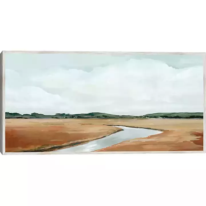 Discount Creekside Landscape Framed Wall Art Framed Art