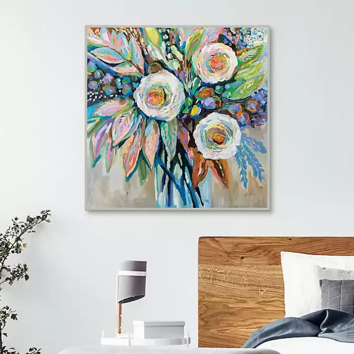 Flash Sale Curious Bouquet Framed Canvas Art Print Canvas Art