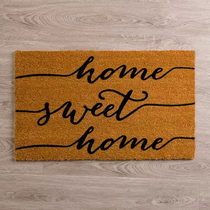 Outlet Cursive Home Sweet Home Coir Doormat Doormats