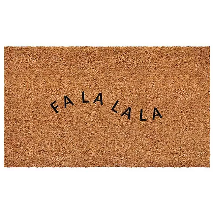 Hot Curvy Fa La La Coir Doormat Doormats