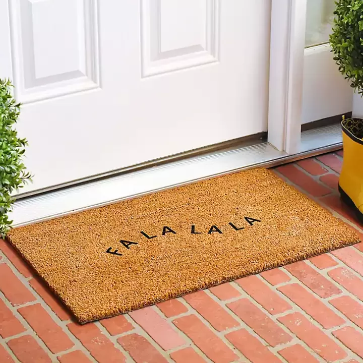 Hot Curvy Fa La La Coir Doormat Doormats