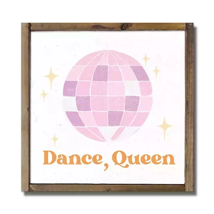 Clearance Dance, Queen Disco Ball Framed Wall Plaque Wall Quotes & Signs