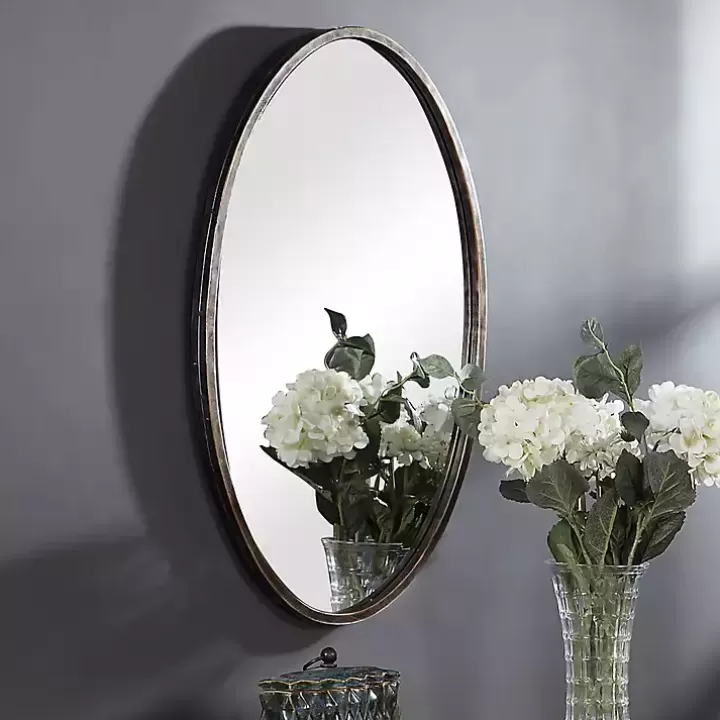 Best Dark Bronze Oval Wall Mirror Framed Mirrors