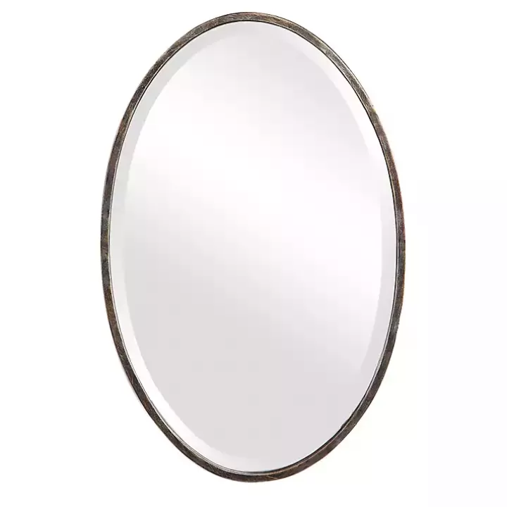 Best Dark Bronze Oval Wall Mirror Framed Mirrors