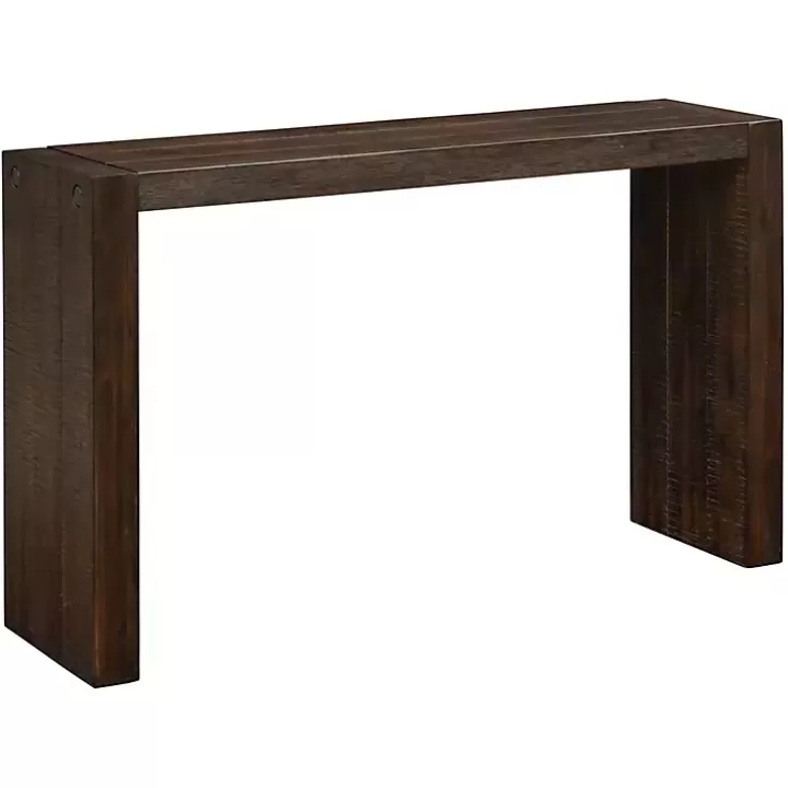 Hot Dark Distressed Wood Console Table Console Tables