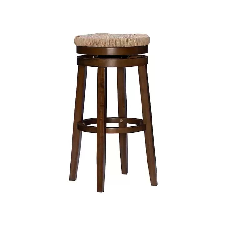 Discount Dark Seagrass Swivel Bar Stool Bar Stools & Counter Height Stools