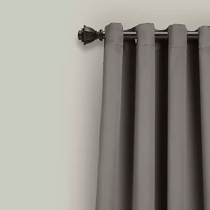 Fashion Dark Blackout Curtain Panel Set, 108 in. Curtains & Drapes