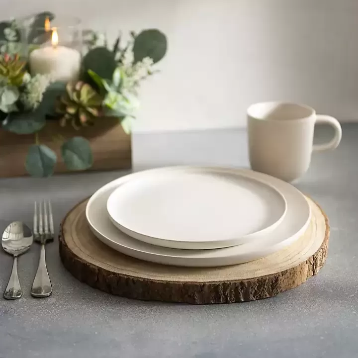 Flash Sale Decorative Wood Slice Charger Serving & Entertaining