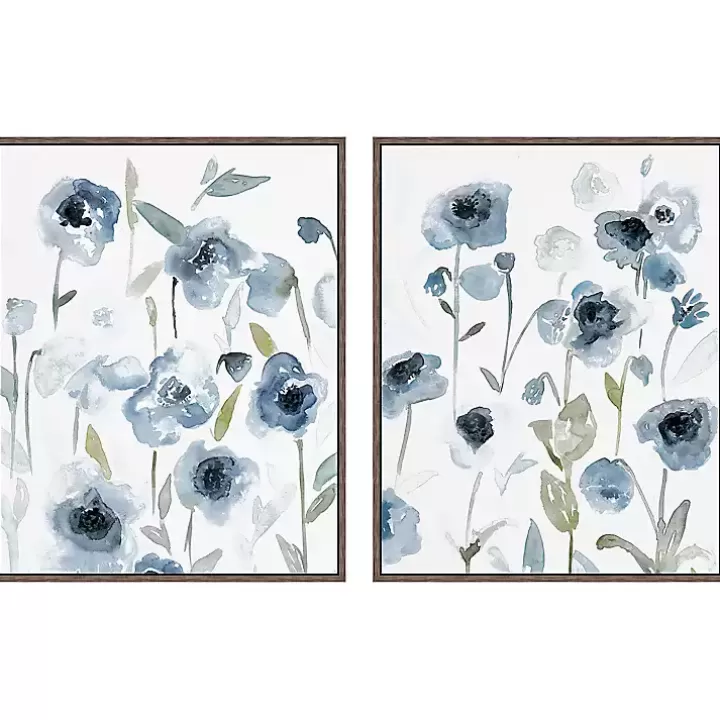 Clearance Deep in Blue I & II Canvas Art Prints, Set of 2 Canvas Art