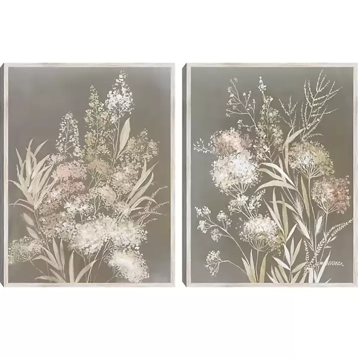 Sale Delicate Bunch 2-pc. Framed Canvas Art Set Framed Art