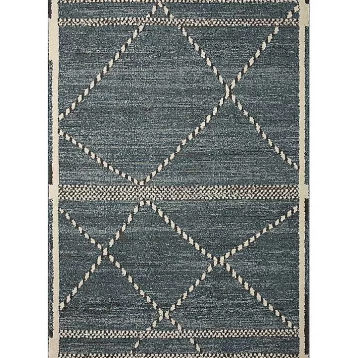 Store Denim Asymmetrical Tufted Area Rug, 7x10 Area Rugs