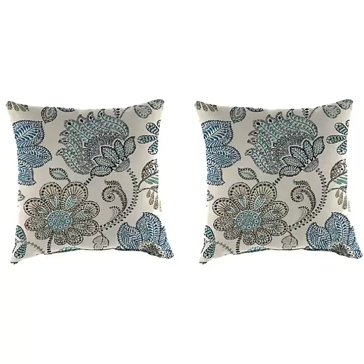 Cheap Denim Busan Outdoor Pillows, Set of 2 Outdoor Cushions & Pillows