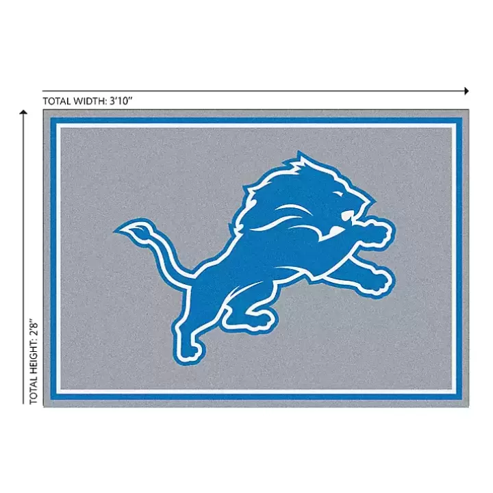 Outlet Detroit Lions Area Rug, 3x4 Area Rugs