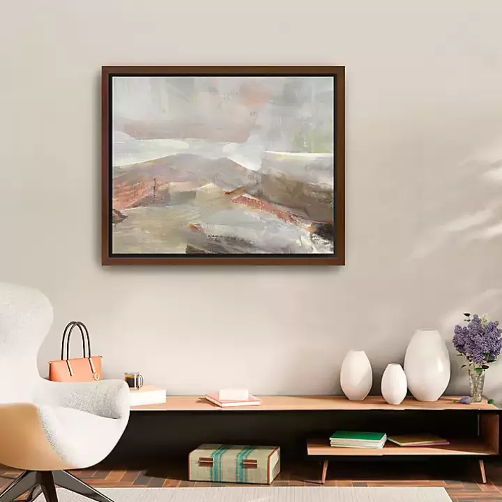 Store Distant Canyon Framed Canvas Art Print Framed Art