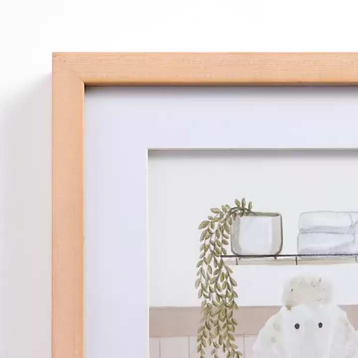 New Dog Pals Bathtub Framed Art Print Framed Art