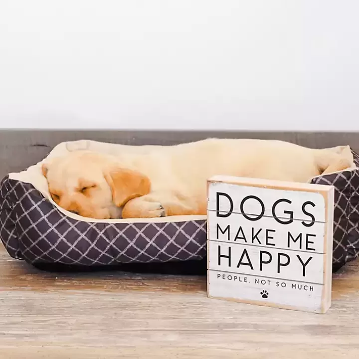 Hot Dogs Make Me Happy Wall Plaque Wall Quotes & Signs