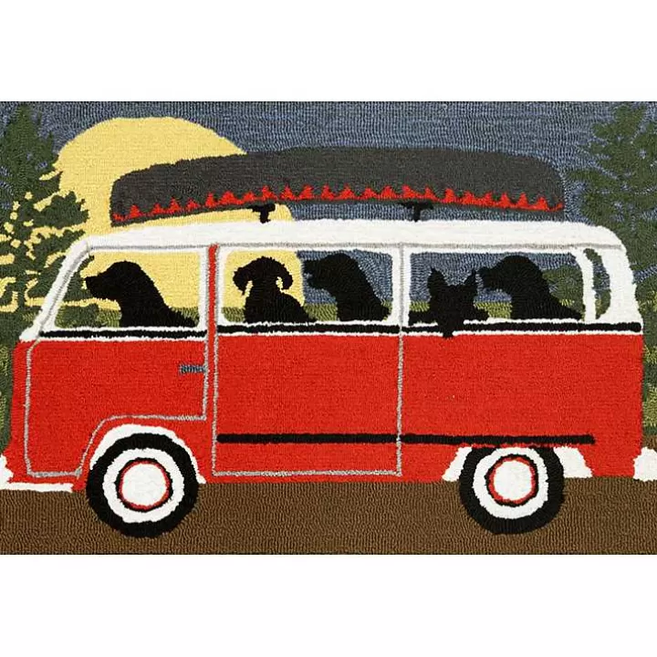 Hot Dogs on the Go Outdoor Mat Doormats