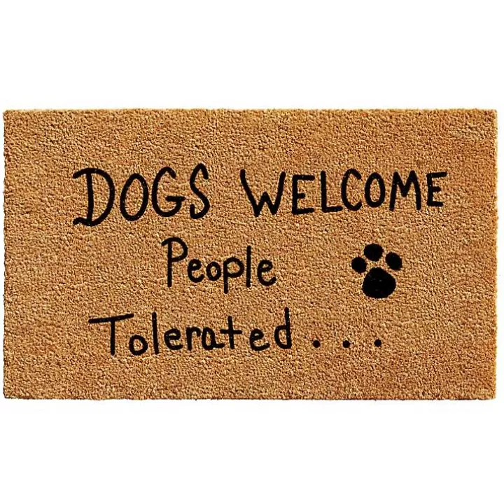 Fashion Dogs Welcome Coir Doormat Doormats