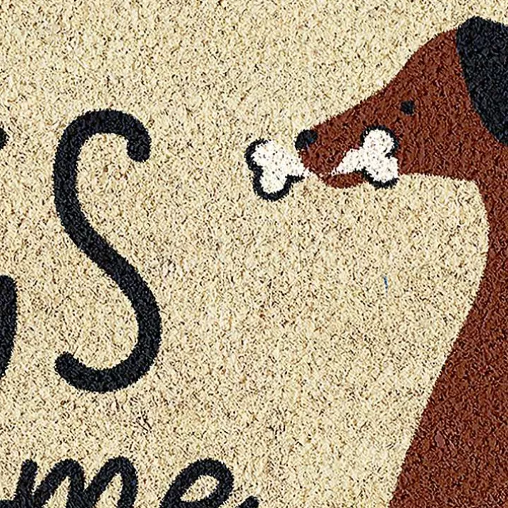 Online Dogs Welcome People Tolerated Doormat Doormats