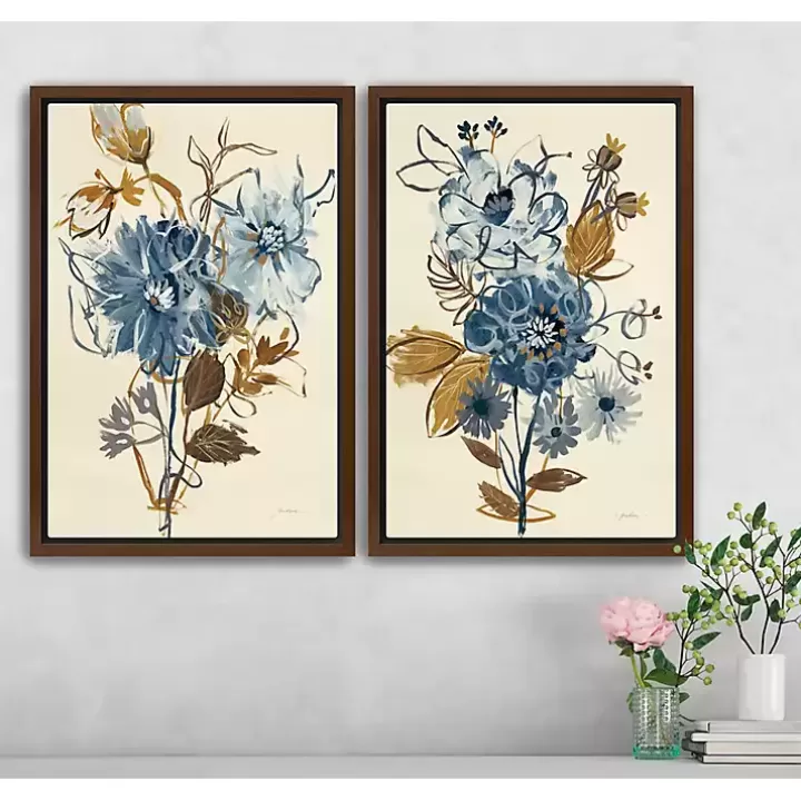 Store Down to Earth Framed Canvas Art Prints, Set of 2 Canvas Art