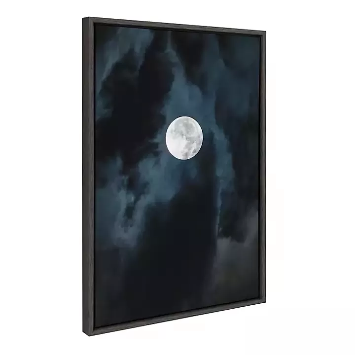 Discount Driftless Moon Framed Canvas Art Print Canvas Art