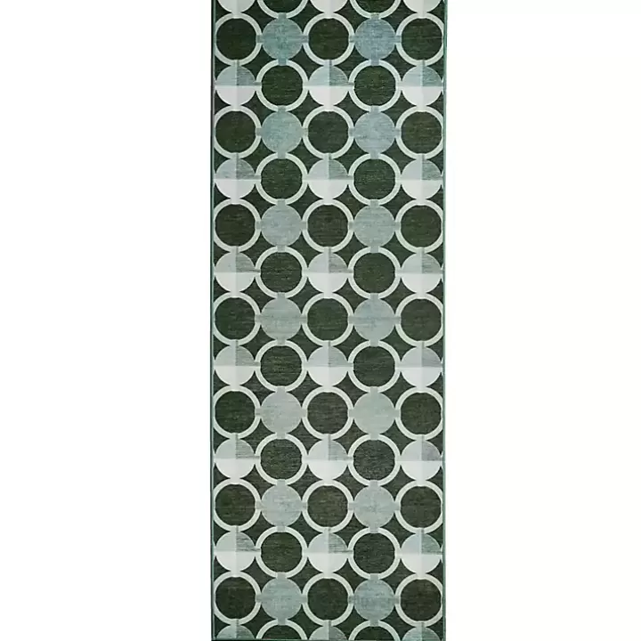 Best Sale Dula Sage Green Washable Runner, 2x7 Area Rugs