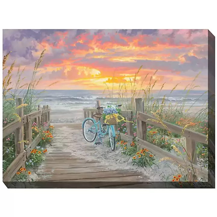 Hot Early Riser Outdoor Canvas Art Print Outdoor Wall Decor