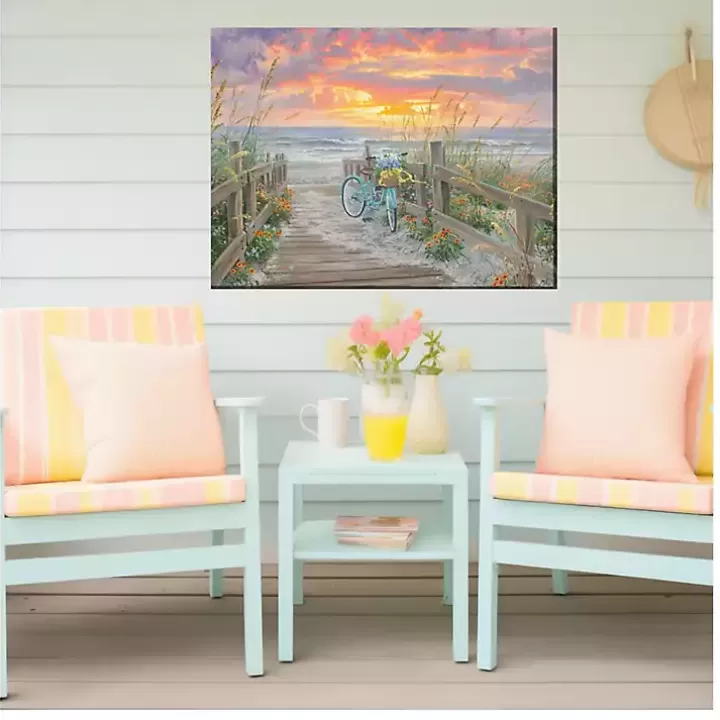 Hot Early Riser Outdoor Canvas Art Print Outdoor Wall Decor