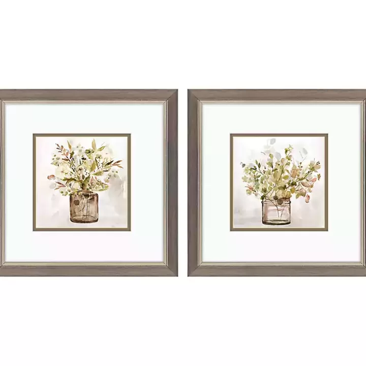 Shop Earthy Garden Framed Art Prints, Set of 2 Framed Art