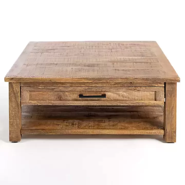 Outlet Easton Mango Wood Coffee Table Coffee Tables