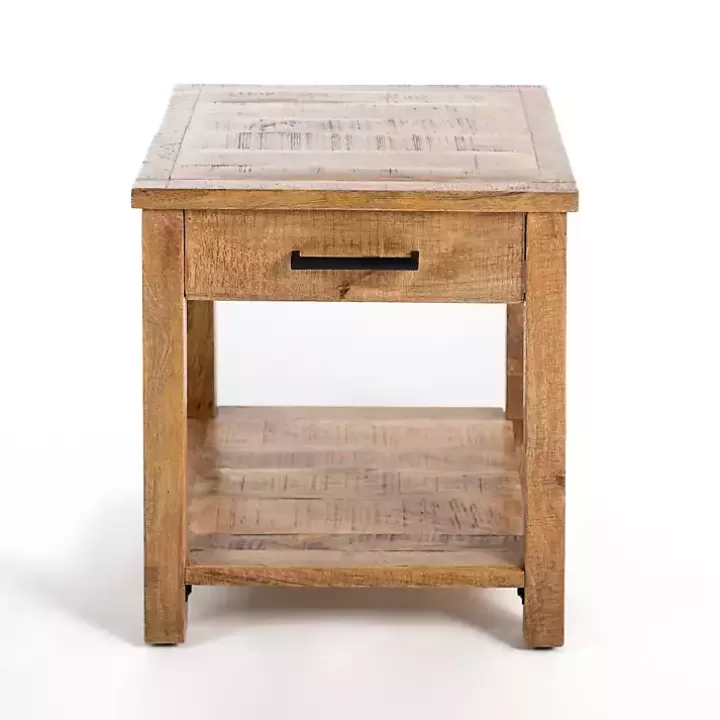 Flash Sale Easton Mango Wood Side Table Accent & End Tables