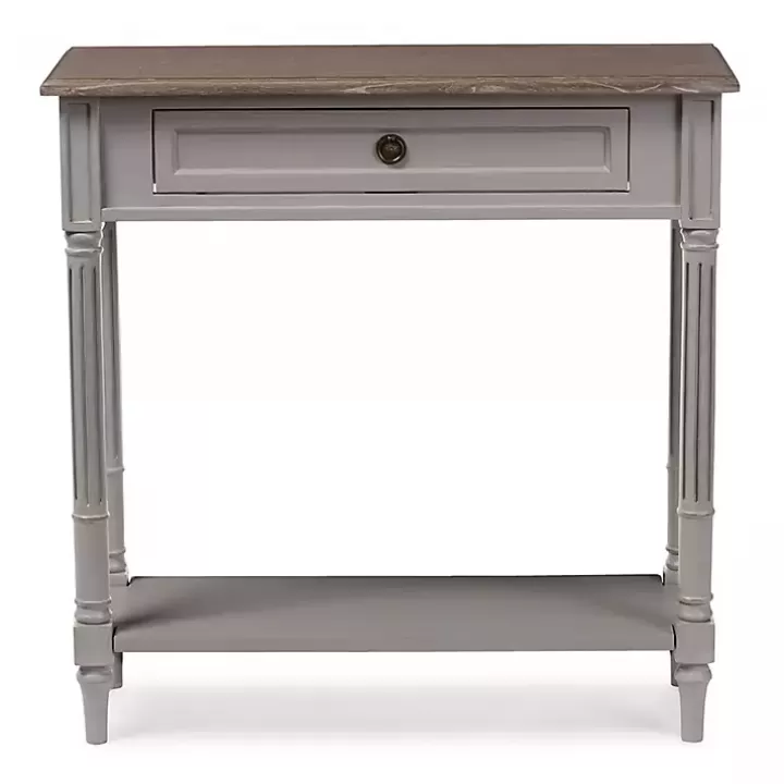 Clearance Edward Gray Mindi Wood Fluted Console Table Console Tables
