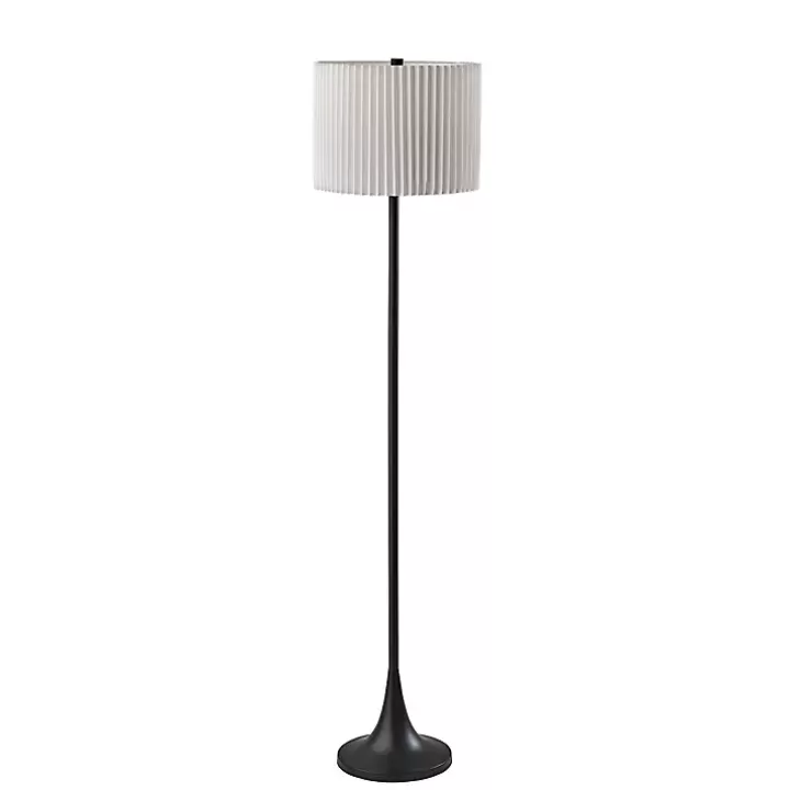 Outlet Eli Pleated Shade Floor Lamp Floor Lamps