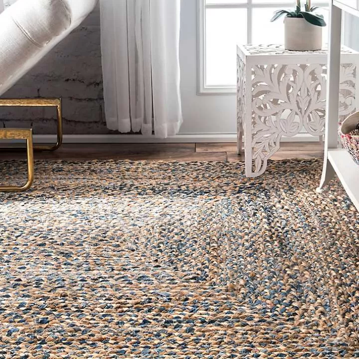 Online Ella Hand Braided Jute Rug, 5x8 Area Rugs