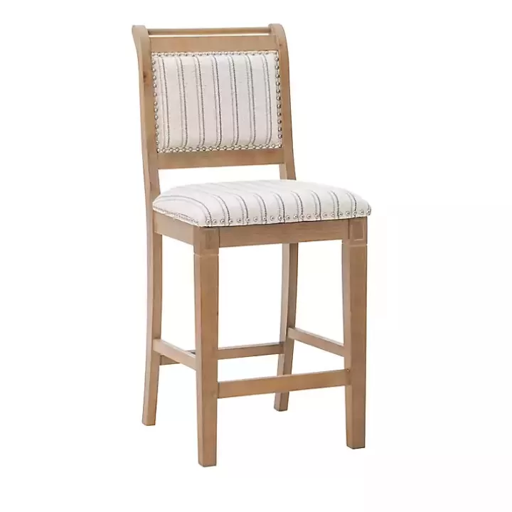 Cheap Emma Gray Counter Stool with Nailhead Trim Bar Stools & Counter Height Stools