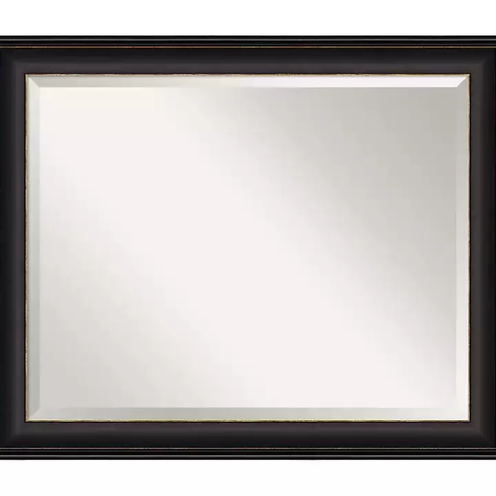 Cheap Espresso Bronze Frame Beveled Mirror Decorative Mirrors