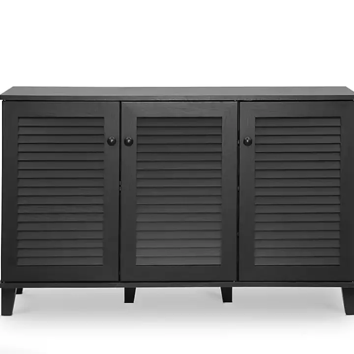 Online Espresso 3-Door Wood Cabinet Cabinets & Sideboards